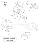 Page E Diagram and Parts List for WE12538K  Weed Eater Lawn Tractor